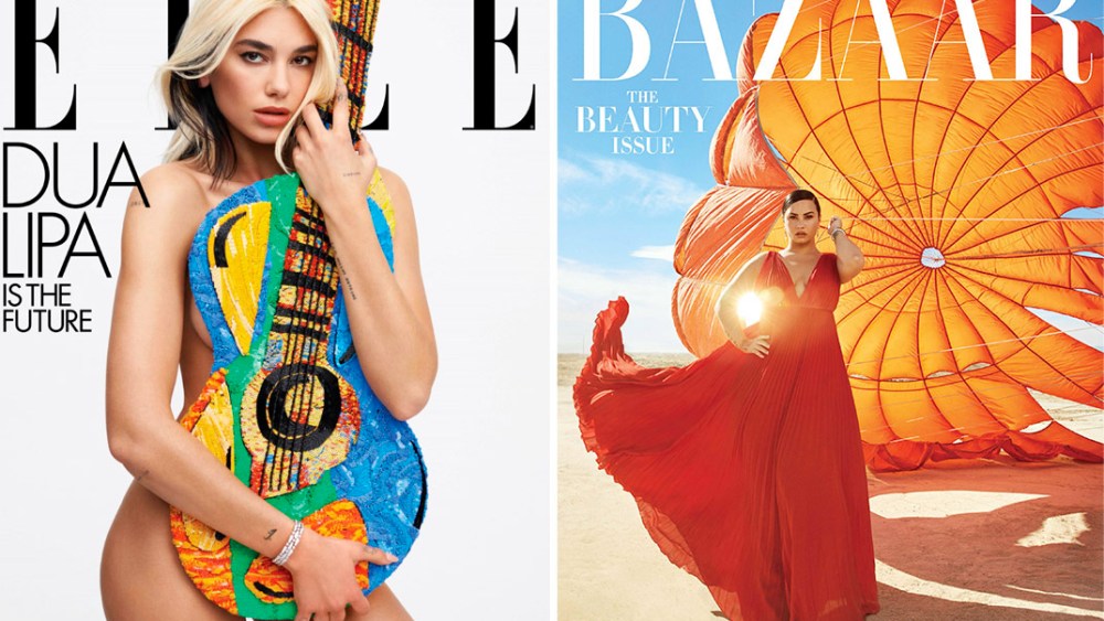 Elle and Harper's Bazaar