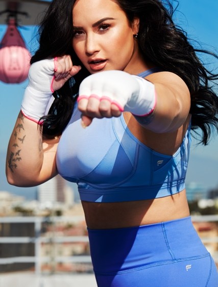 Demi Lovato in her Fabletics campaign.