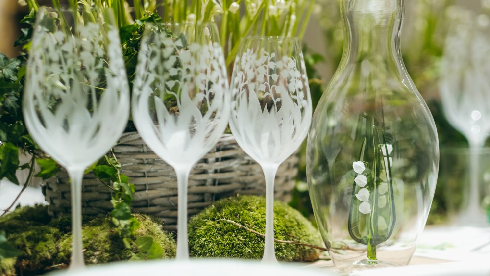 Dior Maison's news collection features lily of the valley designs.
