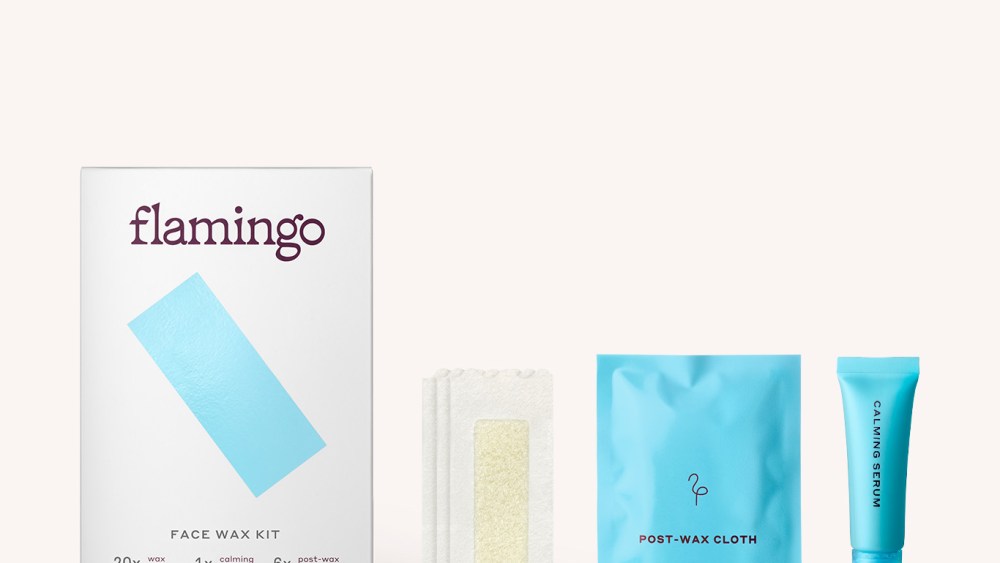 Flamingo face wax kit at home DIY beauty