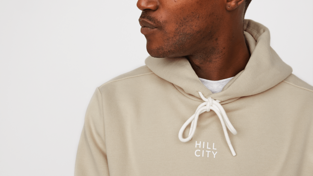 An organic cotton hoodie at Gap Inc.’s Hill City brand.