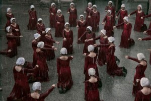 Editorial use only. No book cover usage.Mandatory Credit: Photo by George Kraychyk/MGM/Hulu/Kobal/Shutterstock (10051644v)The Handmaid's Tale (2018)'The Handmaid's Tale' TV Show Season 2 - 2018Set in a dystopian future, a woman is forced to live as a concubine under a fundamentalist theocratic dictatorship.