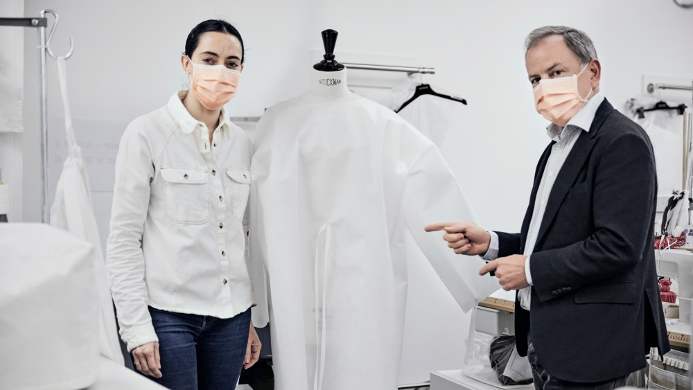 Louis Vuitton Uses Paris RTW Workshop to Make Medical Garments