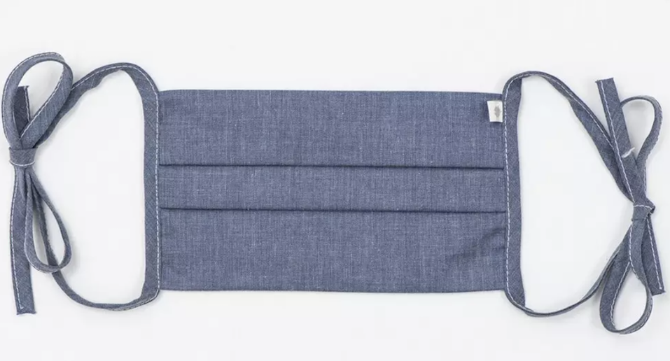 Here are the best face masks made by denim brands that include features for style and comfort—and many also include a charitable component.