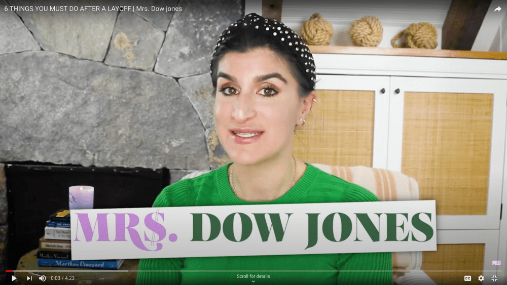 Mrs. Dow Jones MDJ Stimulus