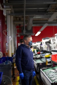 New Balance president and ceo Joe Preston, at the company’s Lawrence, MA factory.