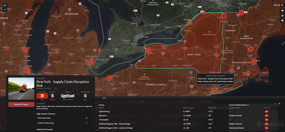As COVID-19 continues to challenge freight flows, the American Logistics Aid Network has launched a free advanced visibility dashboard.