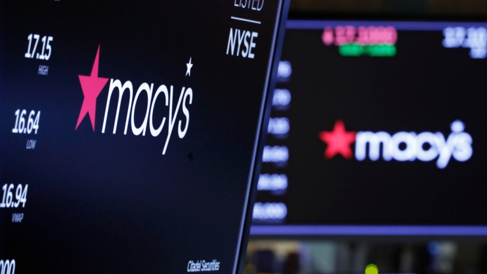 macy's logo stock screen