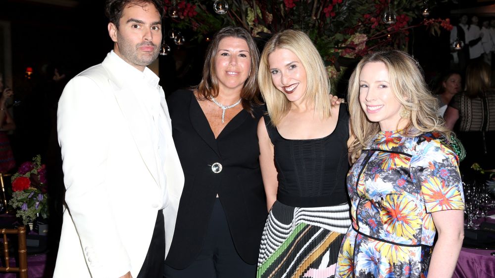 Whitney Robinson, Stellene Volandes, Mara Gredick, Danielle SteinTown & Country Anniversary Dinner, The Carlyle Hotel, New York, USA - 12 Sep 2016