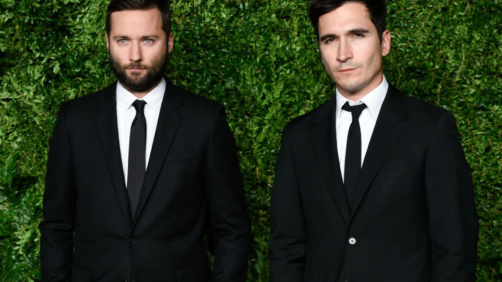 Designers Jack McCollough, left, and Lazaro Hernandez of Proenza Schouler attend the 12th Annual CFDA/Vogue Fashion Fund Awards at Spring Studios, in New York2015 CFDA/Vogue Fashion Fund Awards, New York, USA