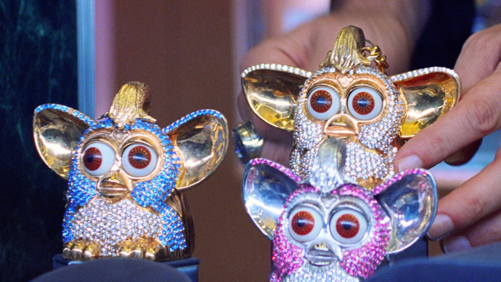 Furby necklaces from "Uncut Gems."