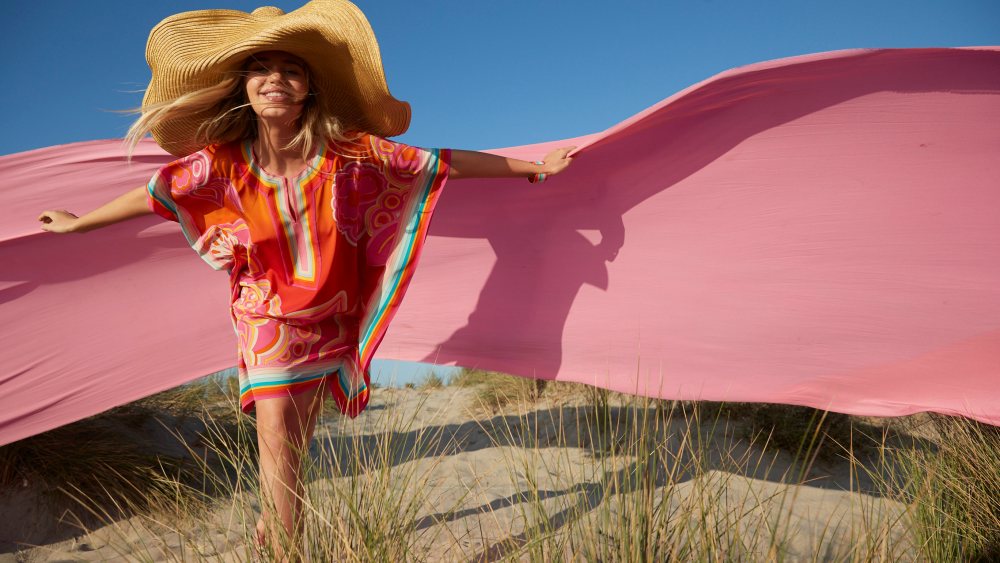 Trina Turk 25th anniversary collection caftan.