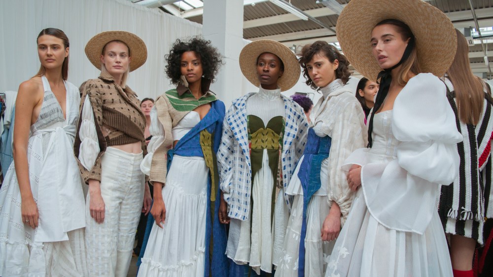 Edinburgh College of Art students present their collections at the Graduate Fashion Week catwalk show 2019