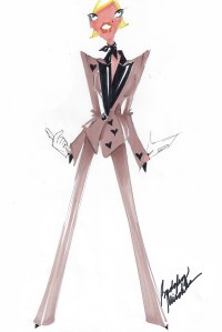 A sketch from Badgley Mischka up for auction.