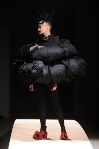 Rei Kawakubo’s Comme des Garcons RTW Spring 2014 “Not Clothes Collection.”