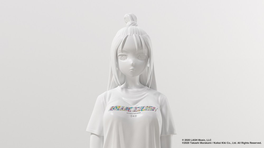 An image from the Billie Eilish x Takashi Murakami UT Collection.
