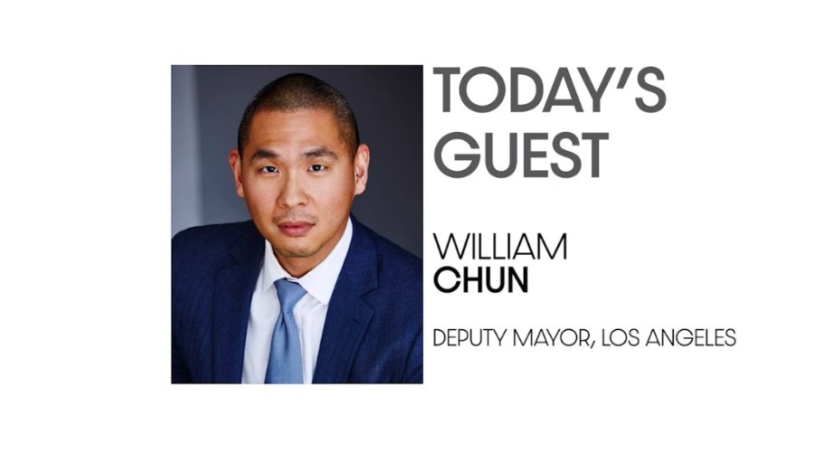Los Angeles Deputy Mayor William Chun speaks to the city's reopening plans on On The Hill.