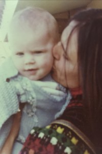 Gabriela Hearst — “I love this photo with my mother and me as a baby. I can really feel her love from it and also everything in this picture is hand made. My baby outfit by my grandmother and my mother’s multicolor poncho. How I wished to have these treasures today.”