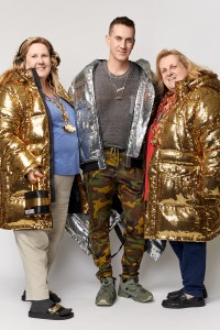 Jeremy Scott – “I have been blessed not only with a wonderful mother, but I hit the lottery with a big sister who mothers me as well, so I essentially have two mommies. Pictured here are my sister, Barbara, and my mom, Sandy, who came to visit me while I was prepping for a fashion show. They tried pieces on and created major statement looks, which are quite far from the looks they wear in their daily Kansas City lives. Beyond this one moment that is captured for posterity by this photo, it represents the years of endless love and support they have both shown me from the start of my career. My sister bought my first sewing machine when I was just starting out in Paris. She and my mom made sandwiches to feed the models and teams working backstage for my first shows, and they have always been there to remind me beyond all of this fashion hoopla, I am loved for just being me.”