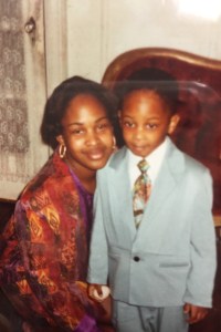 LaQuan Smith - "My favorite memories of mom are her religiously attending my fashion shows to show her love and support. She enjoys getting a glimpse of my professional lifestyle and has always supported all my dreams and goals since Day One. She used to dressed me in suits on special occasions and I despised wearing them. I was too young to appreciate the elegance andmeaning of wearing a suit, but she would always tell me how handsome and sharp I looked. That always warmed my heart and gave me confidence."