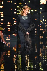 Karan takes her final bow, Fall 2015.