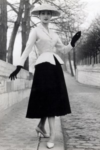 The Dior "New Look," 1947.