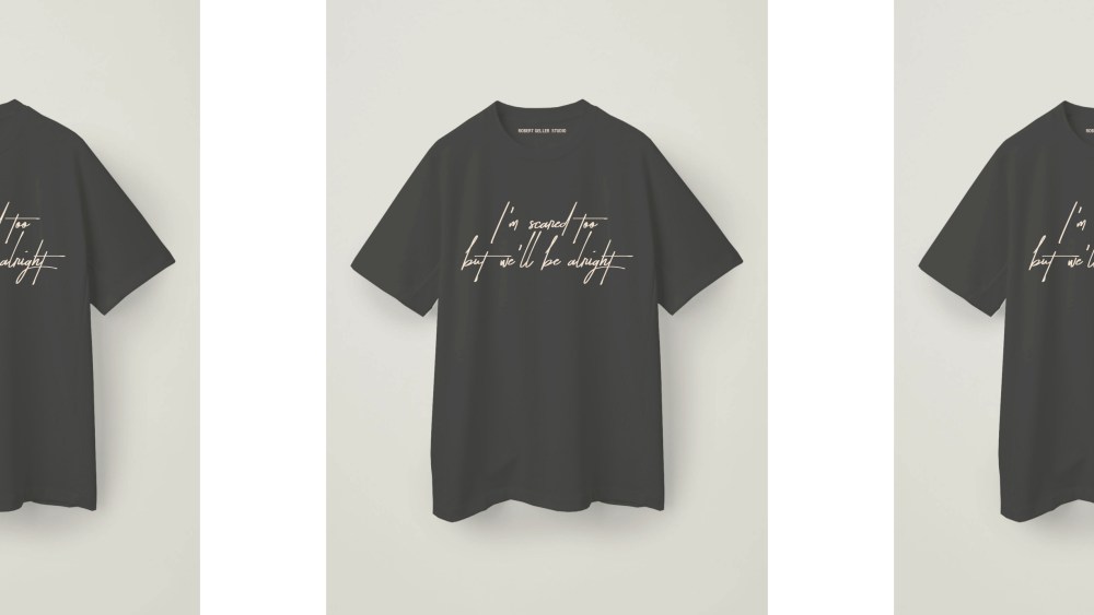 Robert Geller designed this T-shirt for COVID-19 relief.