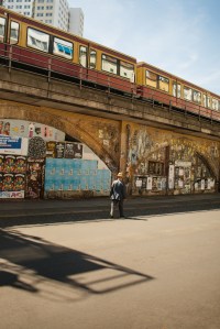 On the street after Berlin's reopening following the Covid-19 closures.