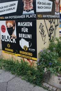 On the street after Berlin's reopening following the Covid-19 closures.