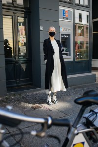 "Masks might have some elegance to them, but I get an impression that a lot of people feel more anonymous wearing them and tend to forget about basic politeness.” — Maria