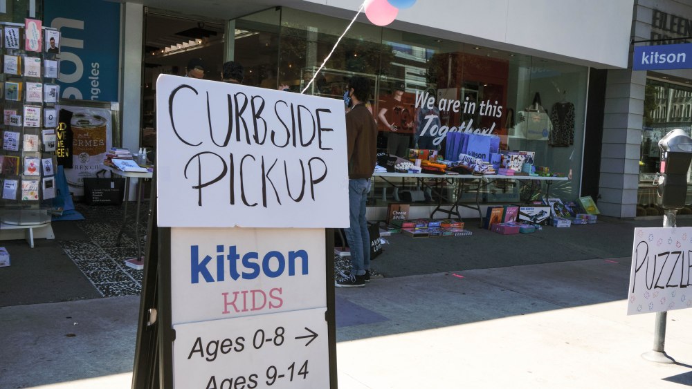The scene in Los Angeles as retail reopens.
