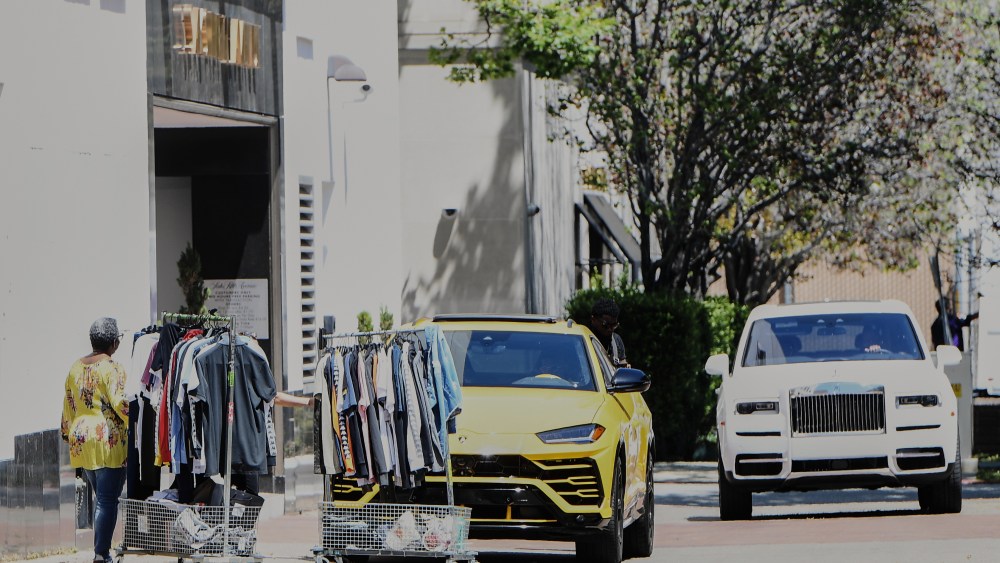 The scene in Los Angeles as retail reopens.