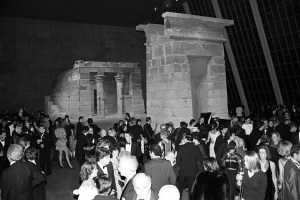 The scene at the Met Gala, 1981.