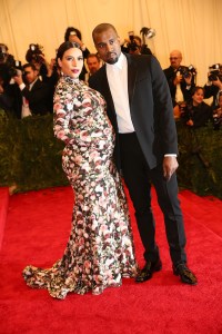 Kim Kardashian and Kanye West, 2013
