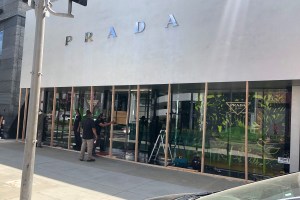 Retail stores preparing for the protests.