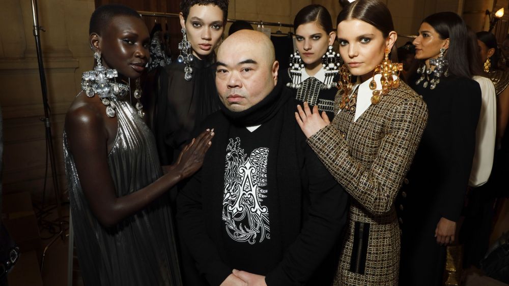 Andrew Gn and models backstageAndrew Gn show, Backstage, Fall Winter 2020, Paris Fashion Week, France - 28 Feb 2020