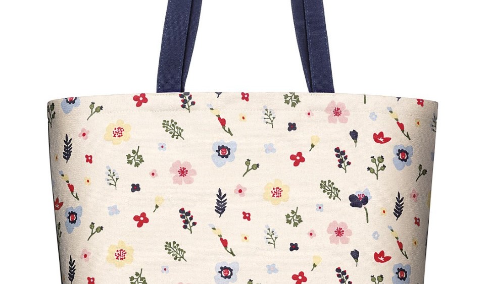 The FEED 10 tote will be offered at macys.com filled with Clarins beauty products.