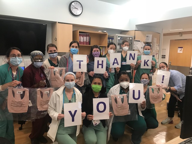 Wacoal America coronavirus donation