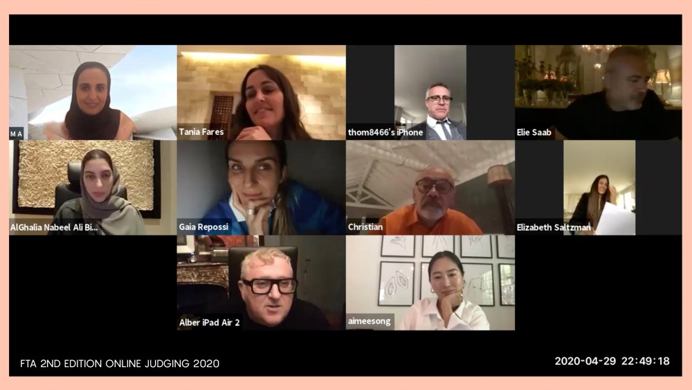 Fashion Trust Arabia judges meet finalists over Zoom