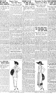 'Epidemic An Aid To Some Lines, A Blow To Others, WWD, October 23rd, 1918.
