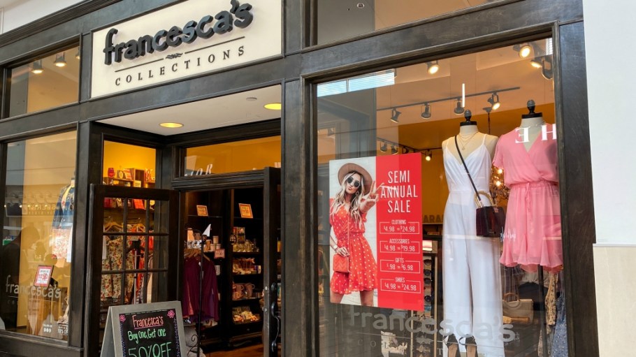 Women's specialty apparel chain Francesca's advised investors on the coronavirus impact, liquidity concerns and a 49.8% Q1 sales drop.