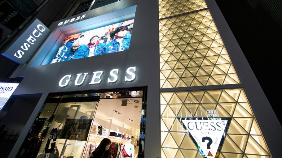 Guess Inc. saw revenues decline more than 50 percent in the first quarter and said it expects more of the same in the second quarter.
