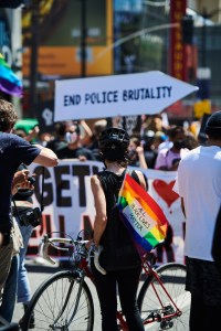 Scenes from the All Black Lives Matter Pride Parade in Los Angeles, California.