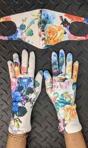 Wing & Weft mask and glove combo pack.
