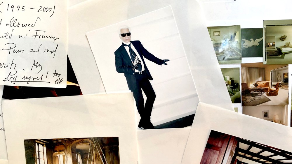 karl lagerfeld forgotten scrapbook