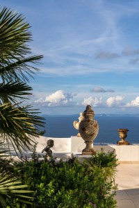 Terrace of the Villa Trasillo in Anacapri.