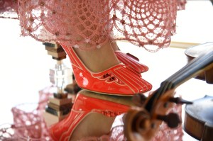 Anna Tifu wearing Fendi Couture.