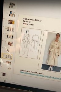 The Nanushka at home fittings process.