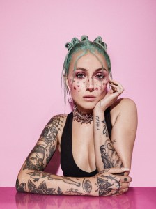 Hannah Khymych created 4 self portrait looks with Laramie Glen and Evanie Frausto via remote collaboration in quarantine.