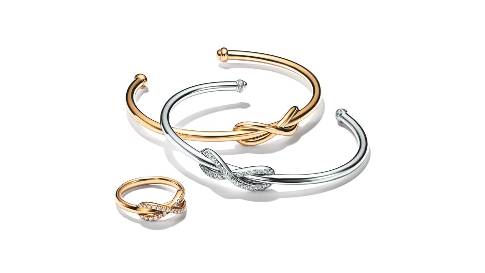 Styles from Tiffany & Co's Infinity collection.
